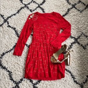 Red date night /cocktail dress
